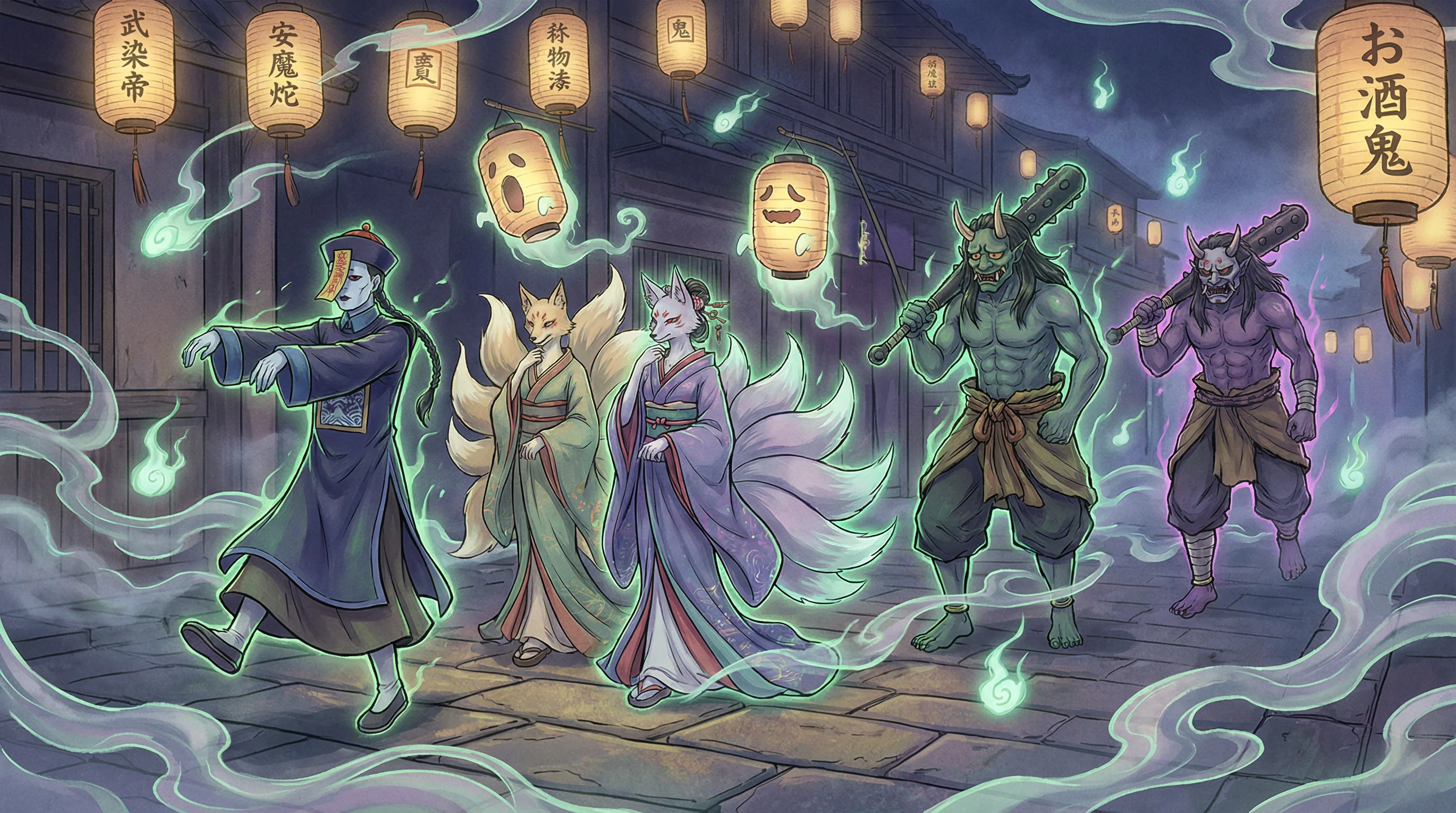 百鬼夜行 - 妈妈的朋友5在完整有限中字 中日鬼怪动漫